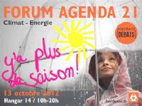 Forum Agenda 21 Bordeaux :  des invités exceptionnels. Le samedi 13 octobre 2012 à Bordeaux. Gironde. 